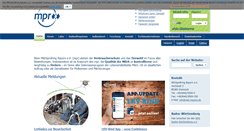 Desktop Screenshot of mpr-bayern.de